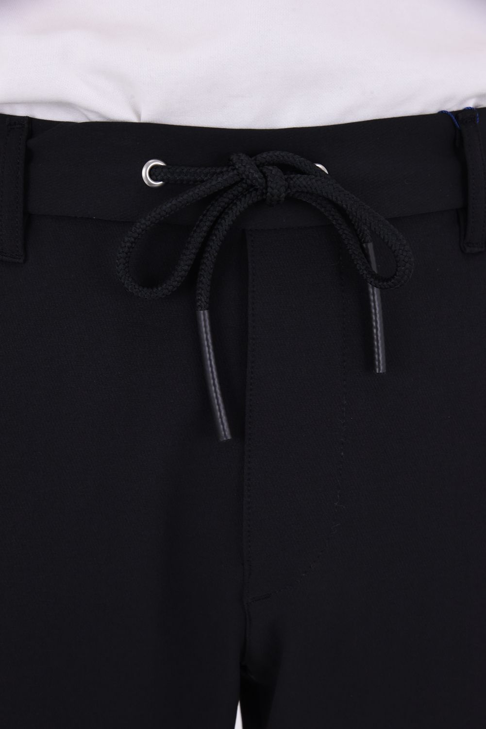 【26AW】【muta MARINE * ACANTHUS】 SWEET EXTRA LOGO LINE PANTS / SWEETシリーズ サイドライン ロングパンツ (ブラック)