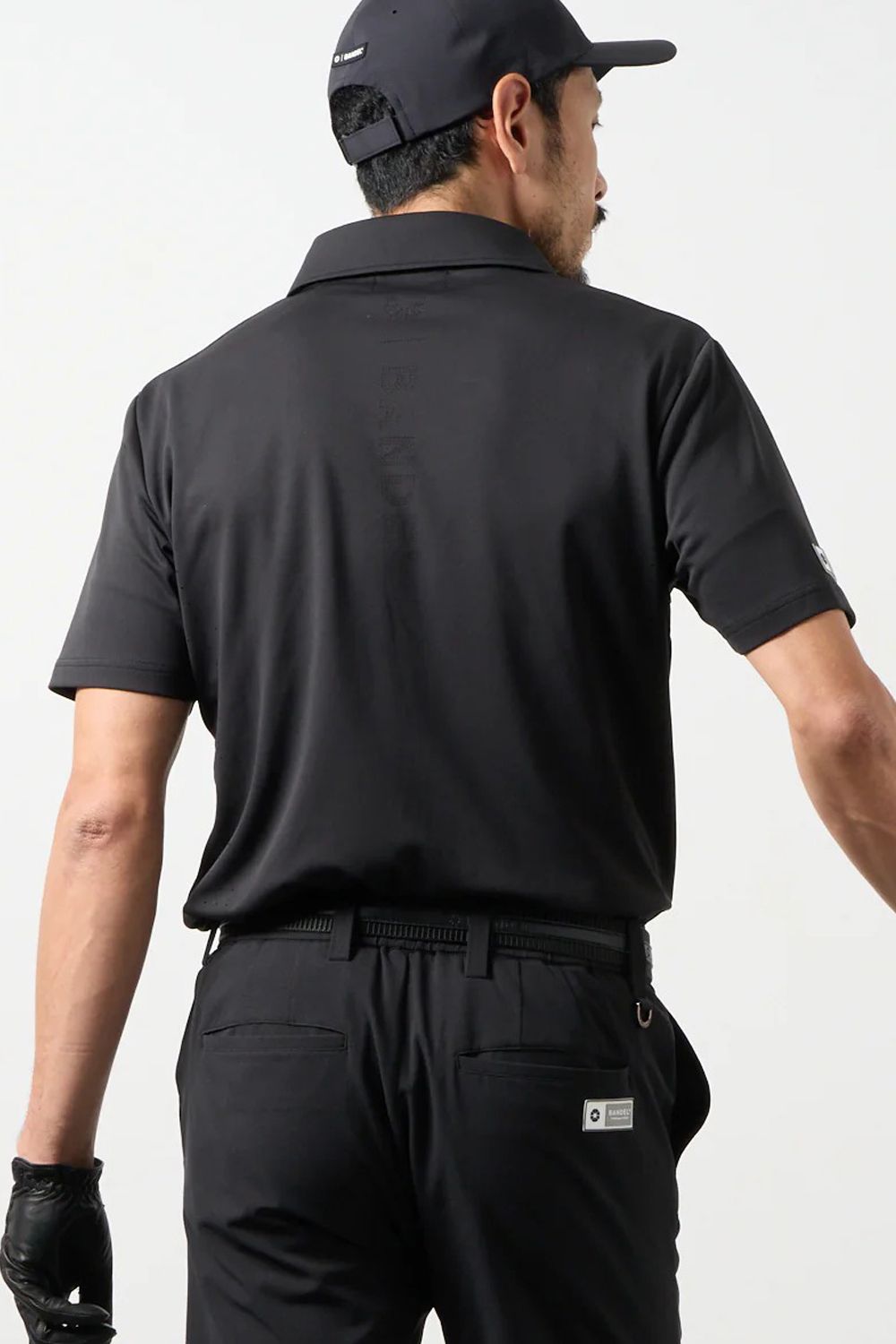 【26SS】 ヒートパンチングポロシャツ (ブラック) （4月上旬入荷予定）