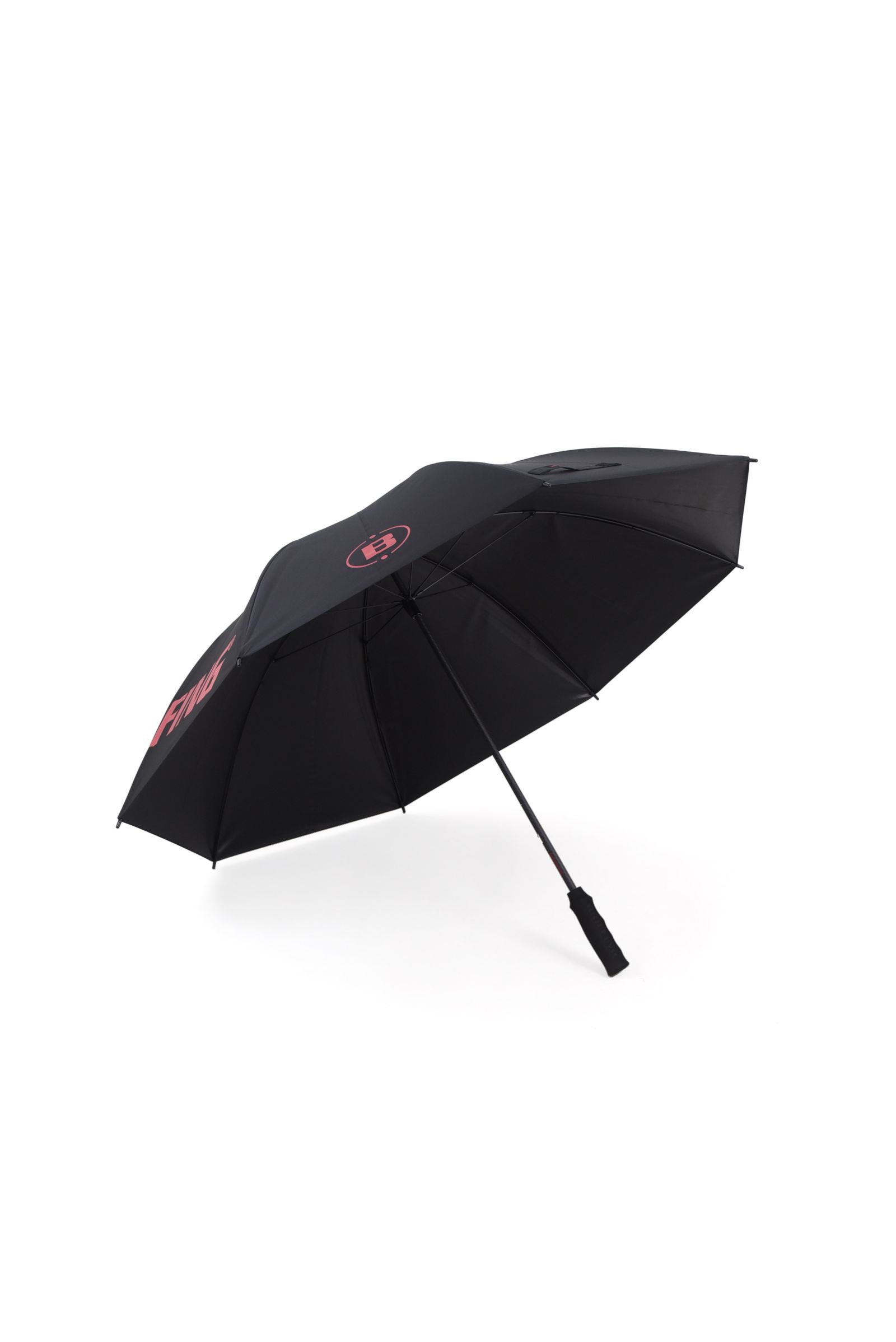 【プレゼント好適品】【返品・交換不可】 CARBON SHAFT UMBRELLA / BRIEFINGロゴ カーボンシャフト アンブレラ 傘 (ブラック)