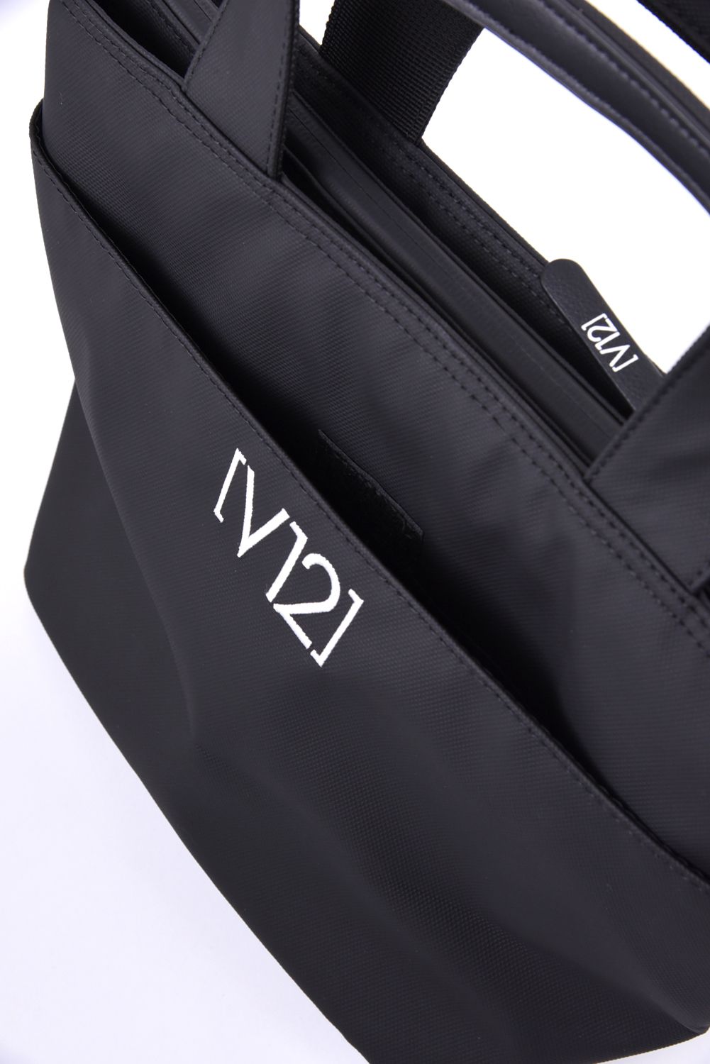 【26AW】 FLAP CART BAG / フロントフラップ ブランドロゴ カートバッグ (ブラック)