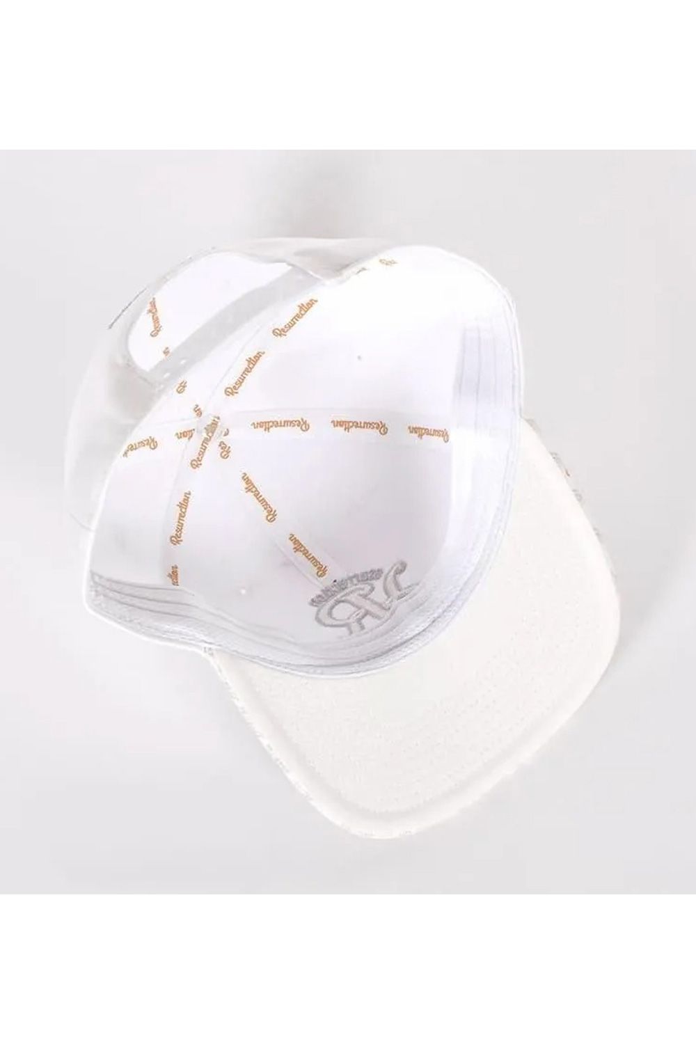 【26AW】 GM BRIM CAP LANATEC / RRロゴ刺繍 オリジナルテキスタイル ブリムキャップ(フラット） (モノホワイト)