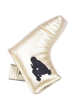 PUTTER COVER PIN（FID-LOCK TYPE） / マスクマン ピンタイプ パターカバー (ゴールド)