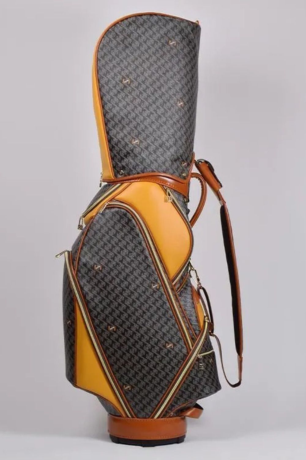 【銀行振込・代金引換不可】【返品・交換不可】【10周年記念カラー】 ORIOLA No.4 / ブランドオリジナルテキスタイル カートタイプ キャディバッグ （クラシックブラック）*