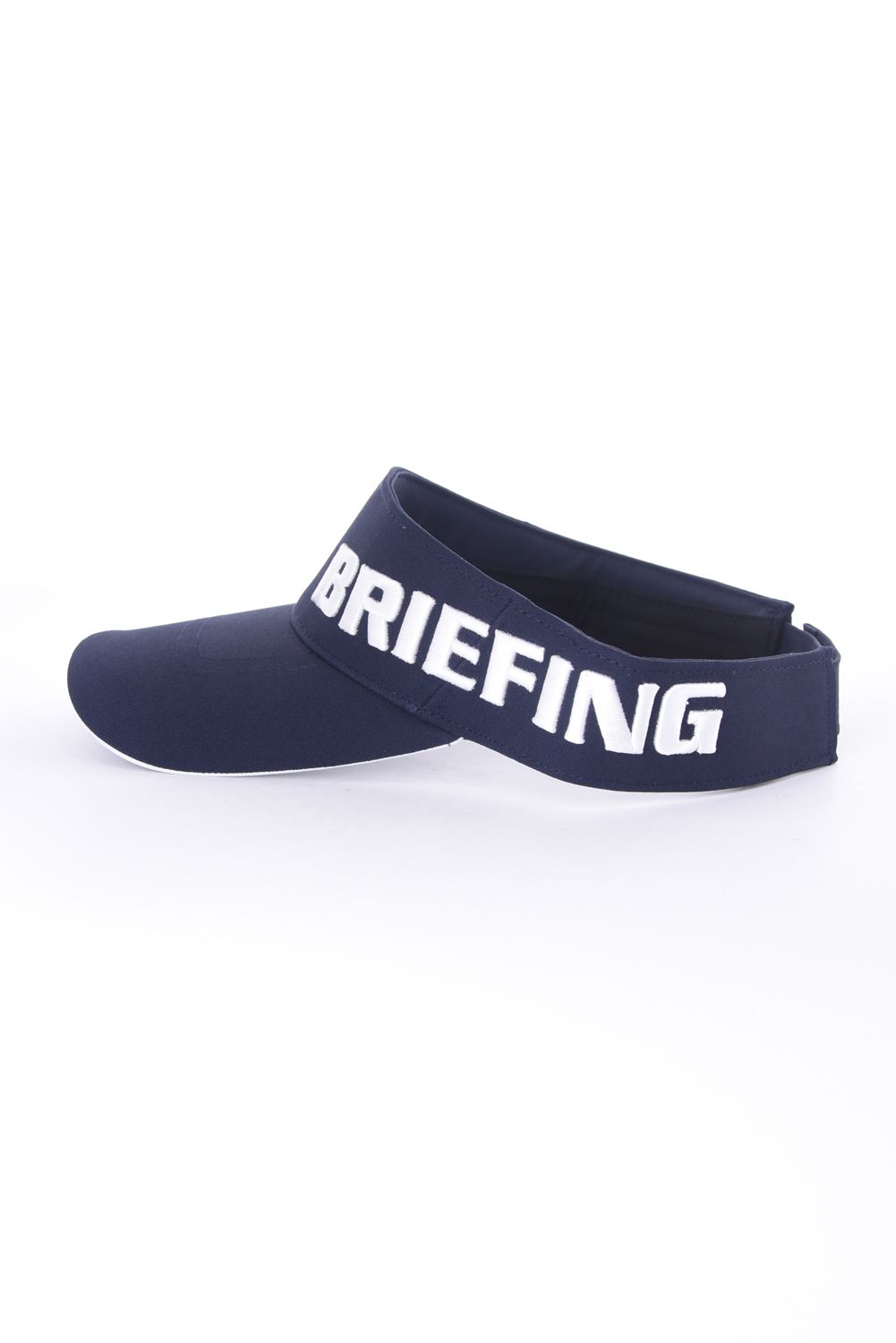 【26SS】 MEN’S ROUND LOGO VISOR / アシンメトリー ラウンドロゴ サンバイザー (ネイビー)