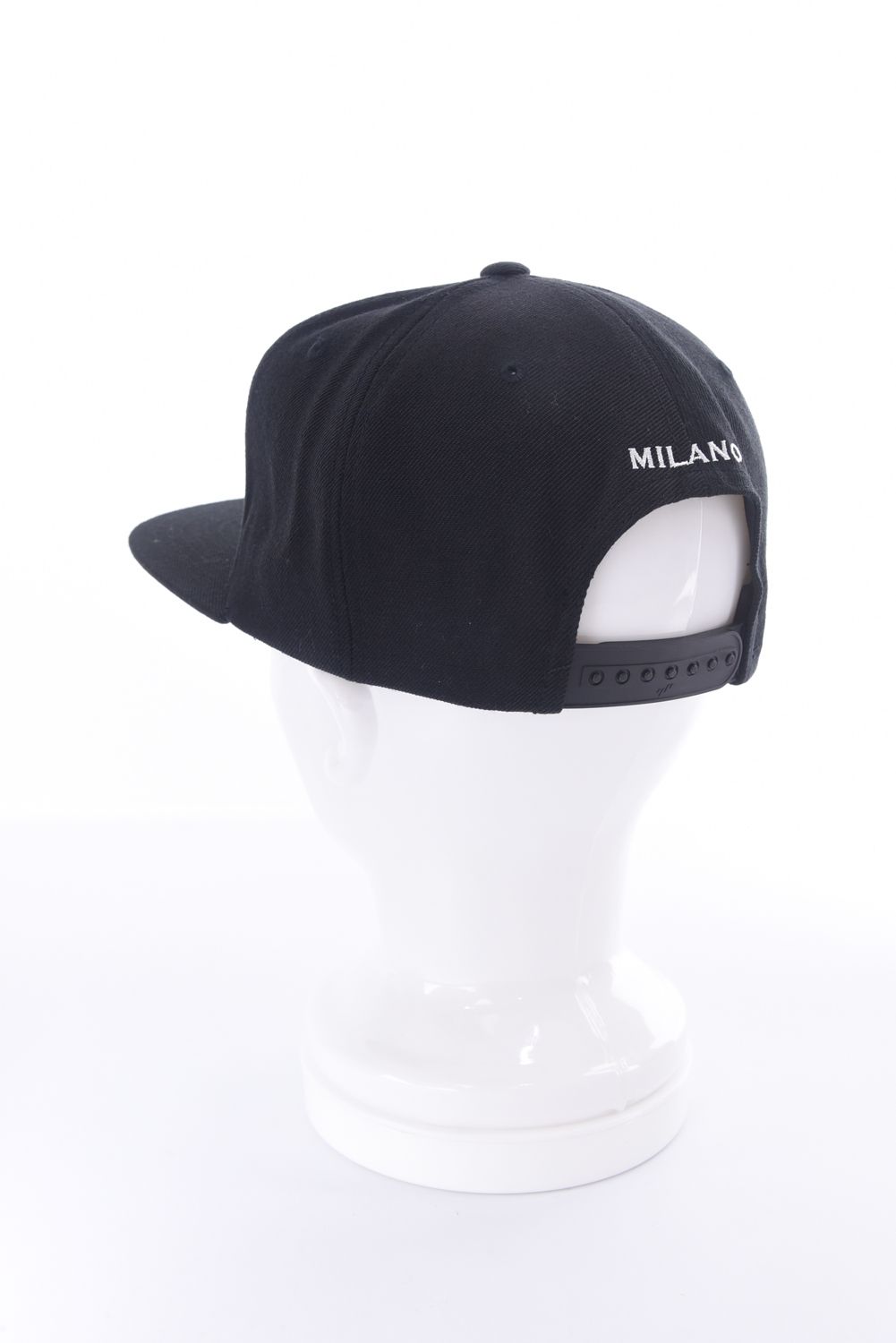 【26SS】 HEART MIX LOGO SNAPBACK CAP / ブランドロゴ刺繍 スナップバック フラットキャップ (ブラック)