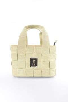 WOVEN BAG / イントレチャートスタイル カートバッグ (ベージュ)