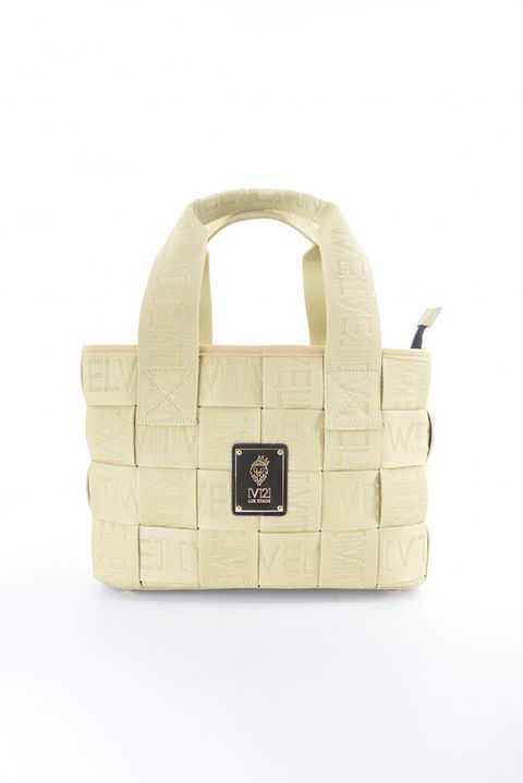 WOVEN BAG / イントレチャートスタイル カートバッグ (ベージュ)