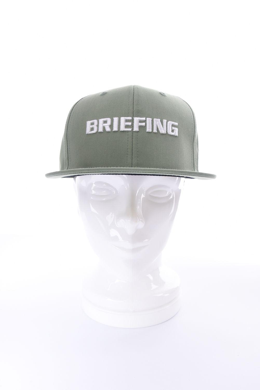 【26SS】 MEN’S BASIC FLAT VISOR CAP / ベーシック ブランドロゴ フラットキャップ (セージグリーン)