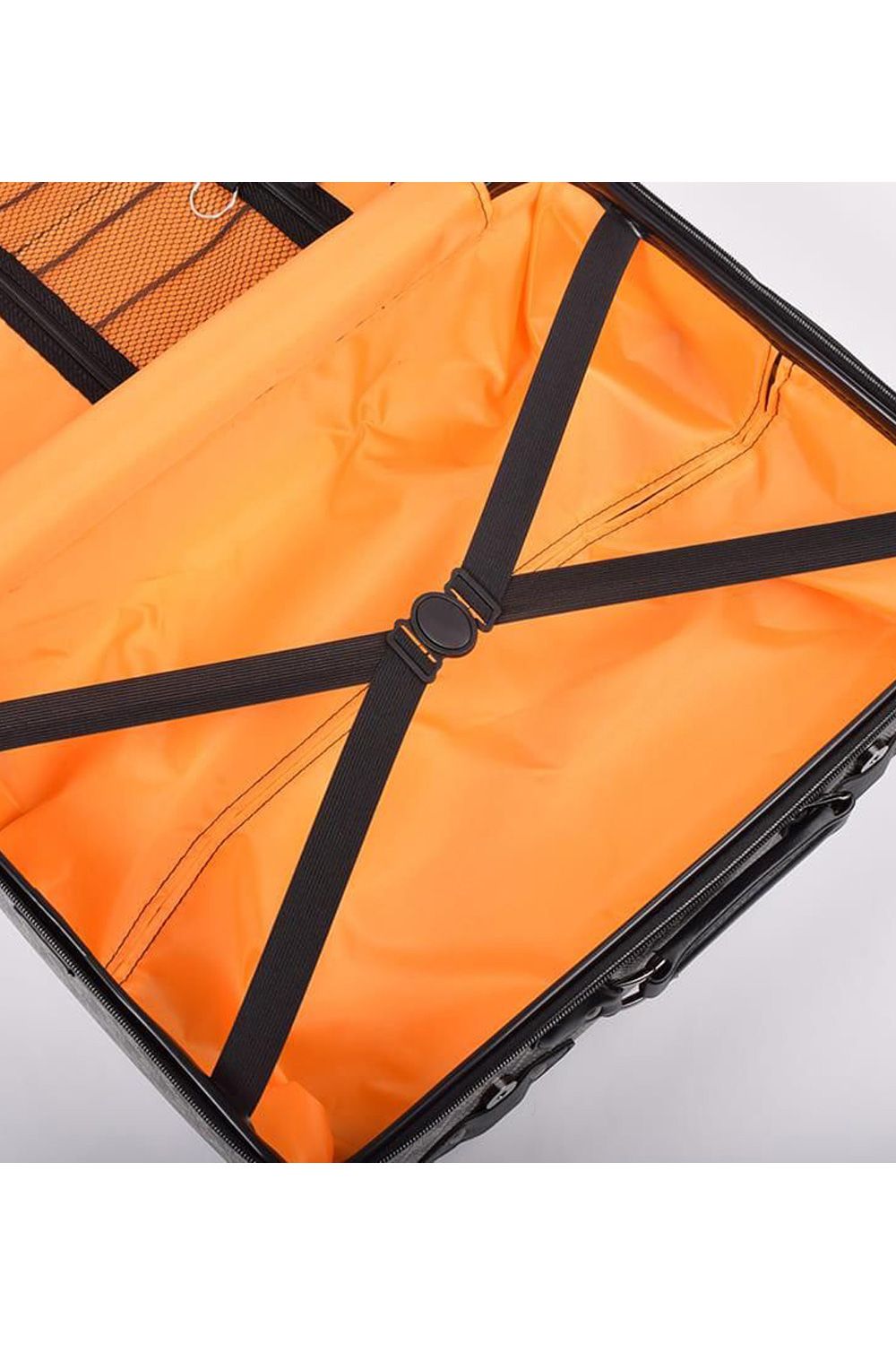 【銀行振込・代金引換不可】【返品・交換不可】 GALAPAGO No.2 (ガラパゴ) / ブランドオリジナルテキスタイル キャリーバッグ （ダークブラック）*