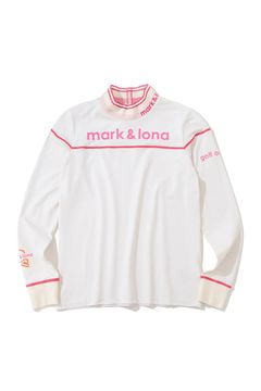 【2025AW】【レディース】 TRIBE FIT MOCK NECK / ツートーン ブランドロゴ ロングスリーブ モックネックインナー (オフホワイト)