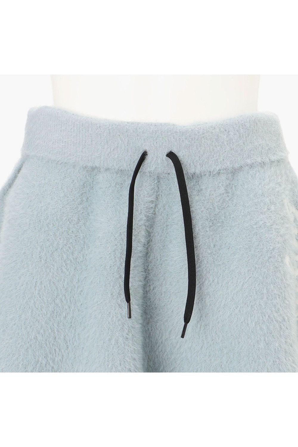 【26AW】【レディース】 WOMEN’S SHAGGY KNIT FLARE SKIRT / フレアシルエット シャギーニットスカート (サックス)