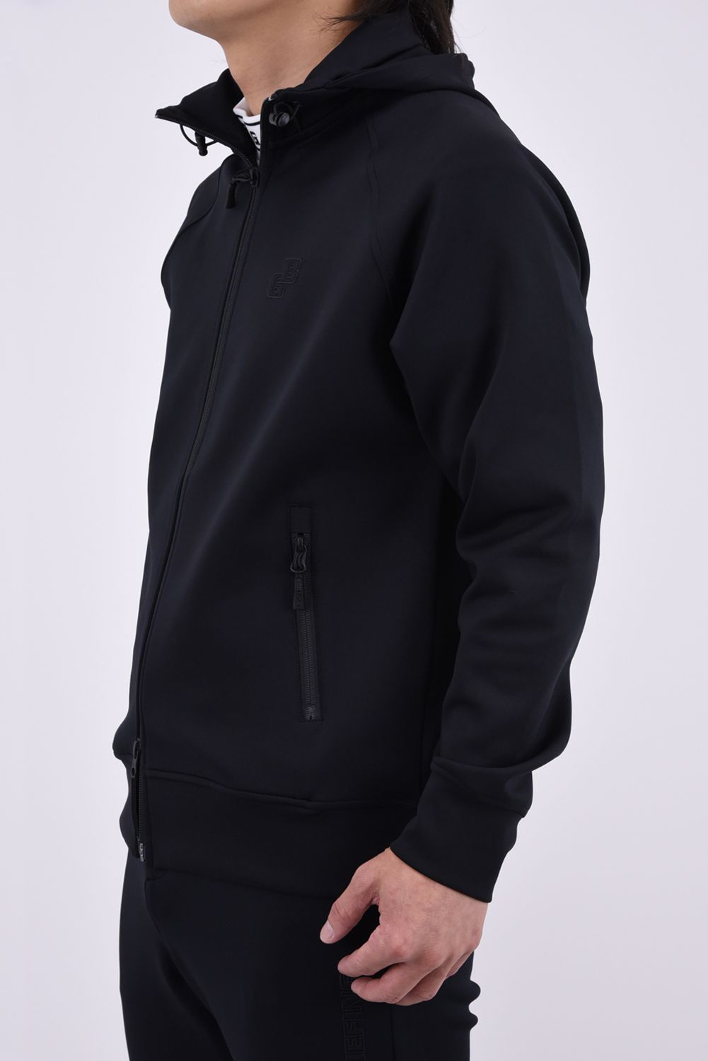【26AW】 MS STITCHED 3D LOGO PARKA / ステッチ ロゴ パーカー (ブラック)