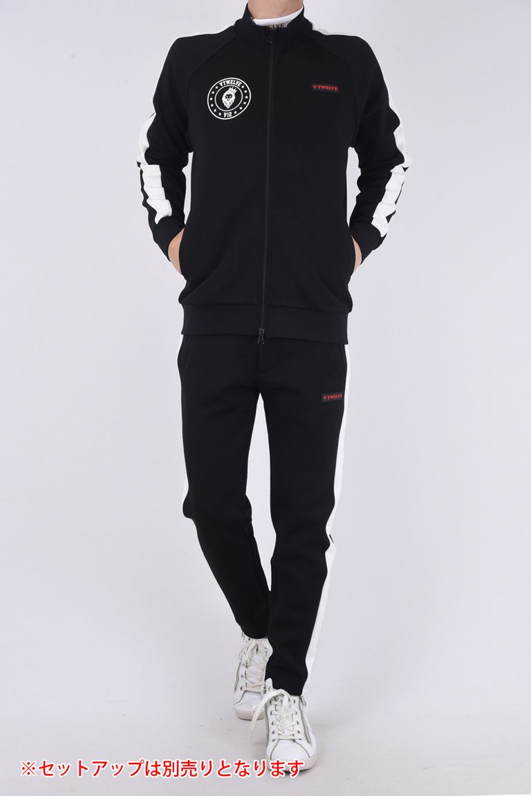 V12 - LINE TOP / ダンボールニット ライン トラックジャケット  