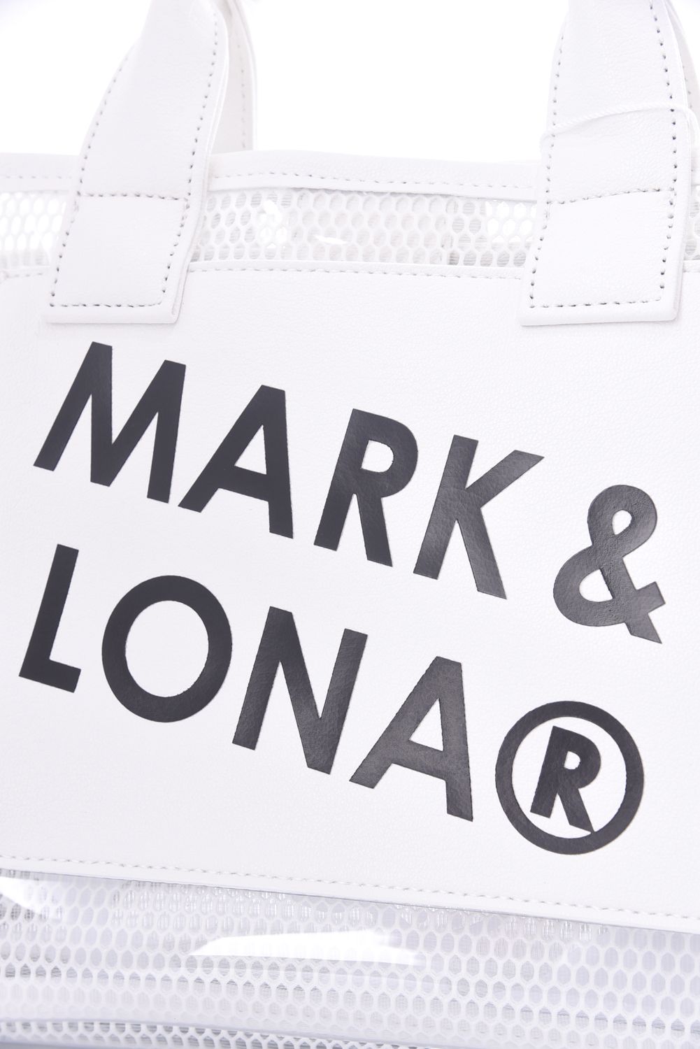 MARK＆LONA マークアンドロナ HIve Mini Bag WHITE 3保冷ポーチ付きのクリアバッグ