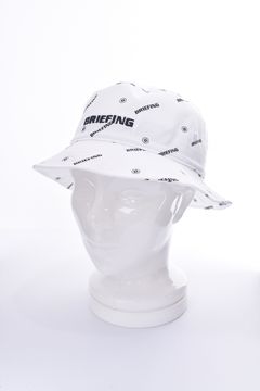 MS MONOGRAM HAT / モノグラム バケットハット (ホワイト)
