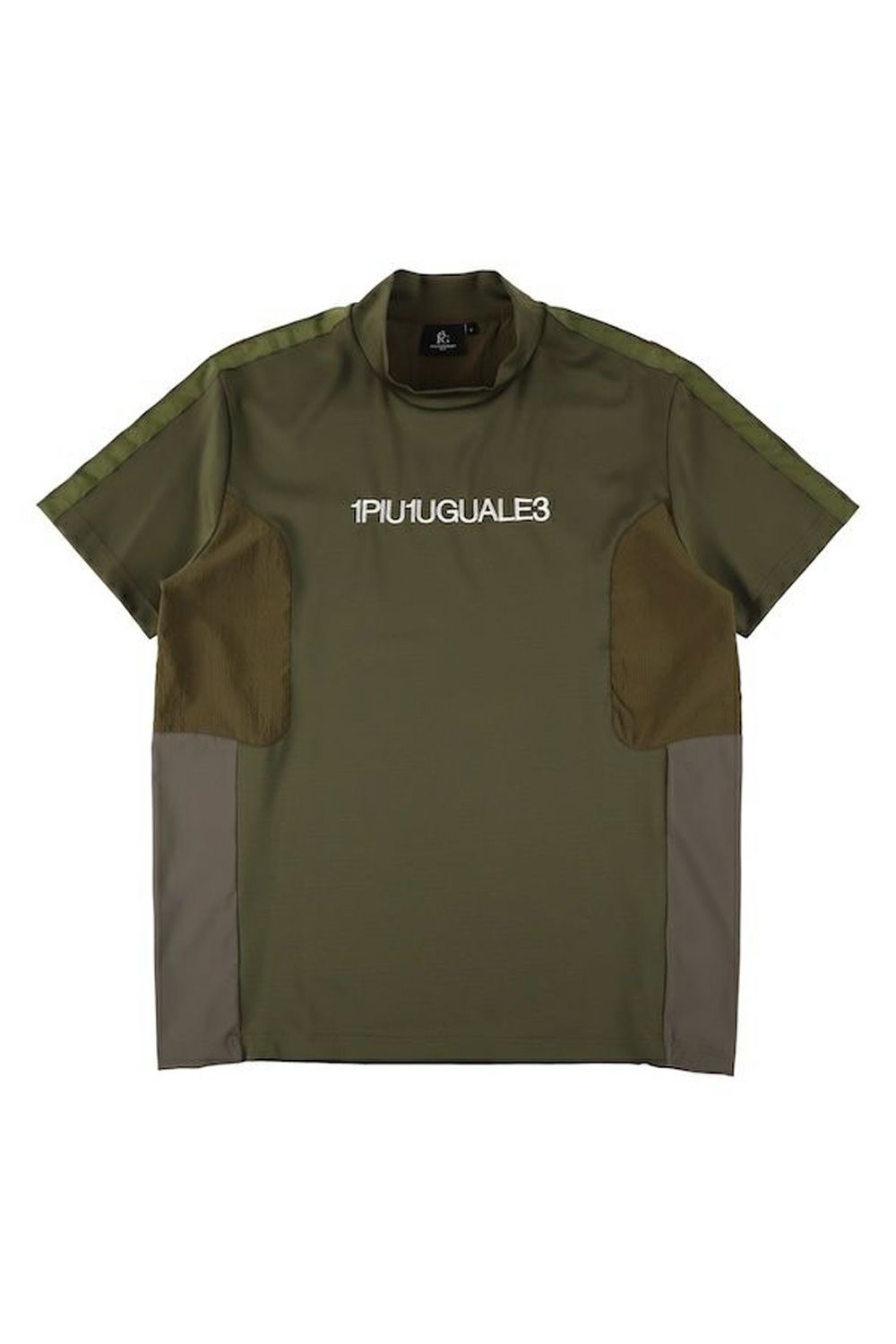 【26SS】 SWITCHING MOCK NECK  / スイッチング モックネック (カーキ) (3月入荷予定)