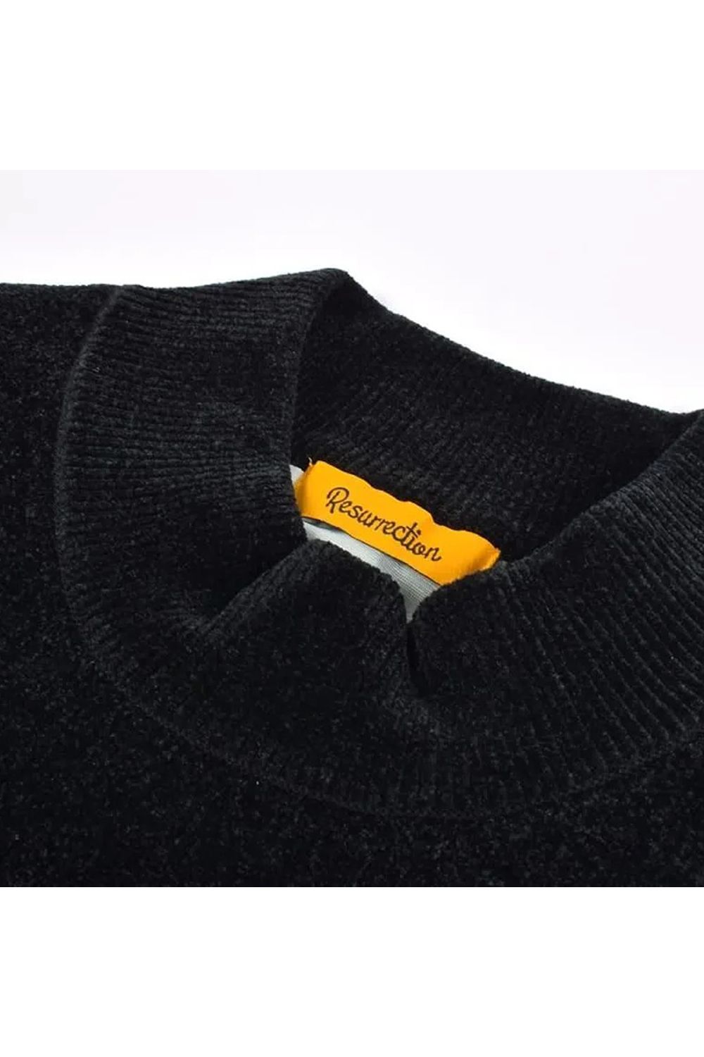 【26AW】【レディース】 AIRSHUT MOLE YARN HIGH NECK KNIT / モールヤーン 防風裏地 ハイネックニット (ブラック)*