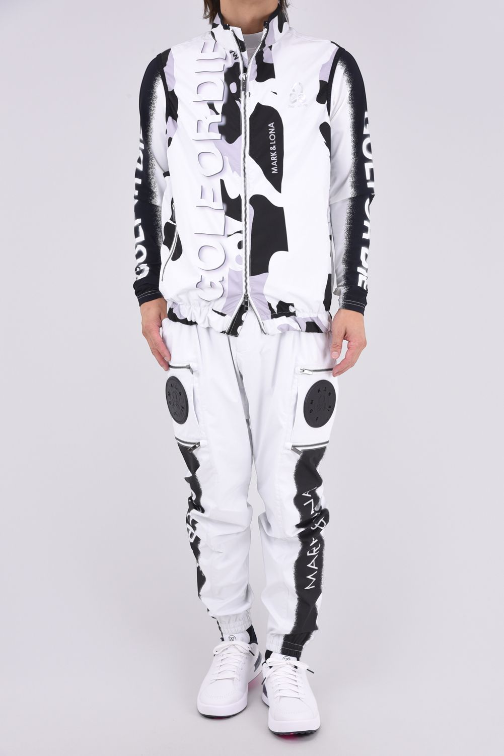 【26AW】 MERCURY COOLING FAN VEST / モノトーン カモフラージュ柄 空調ファン搭載ベスト (ホワイト)