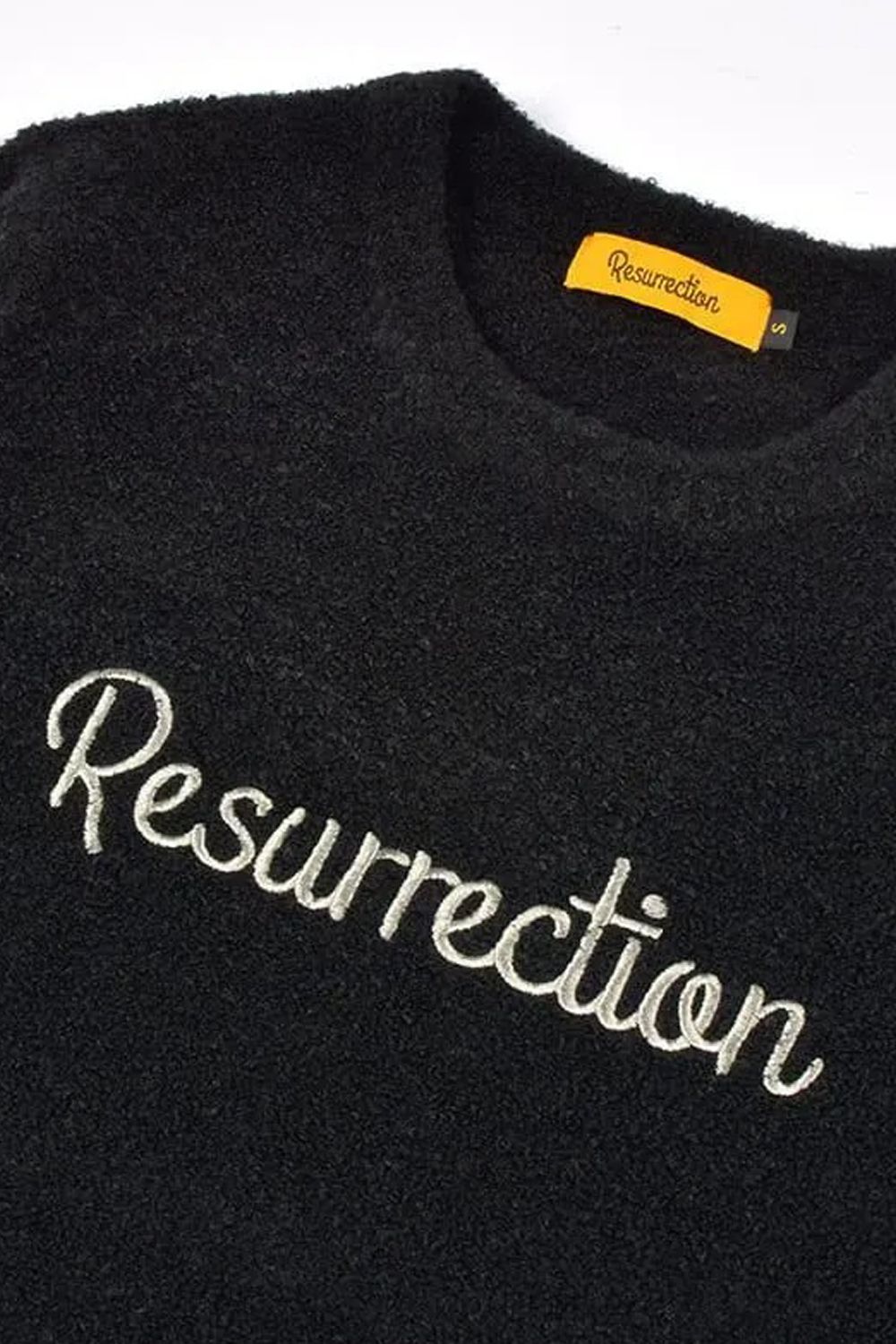 【26AW】【レディース】 ACCENT BOUCLE KNIT / アクセントリブ ブークレニット (ブラック)*