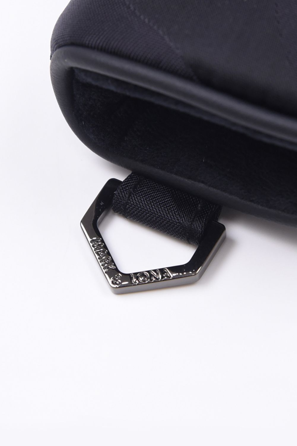 PREMIUM GAUGE PUTTER COVER / コーデュラナイロン レザーパイピング オリジナルカモジャカード ピンタイプ パターカバー (ブラック)