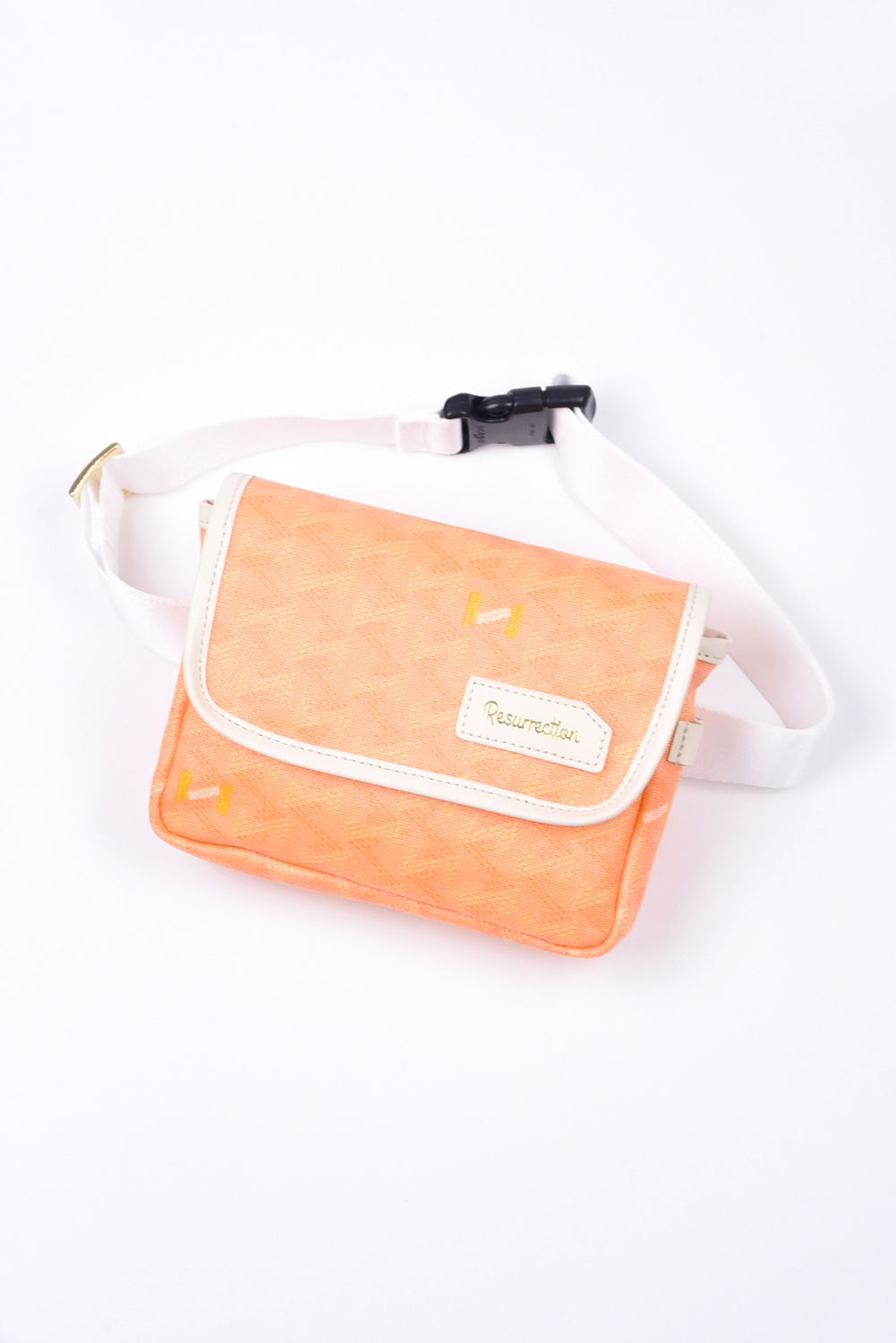 Aix （アイクス）  / ブランド オリジナルテキスタイル ウエストポーチ (サンセット)