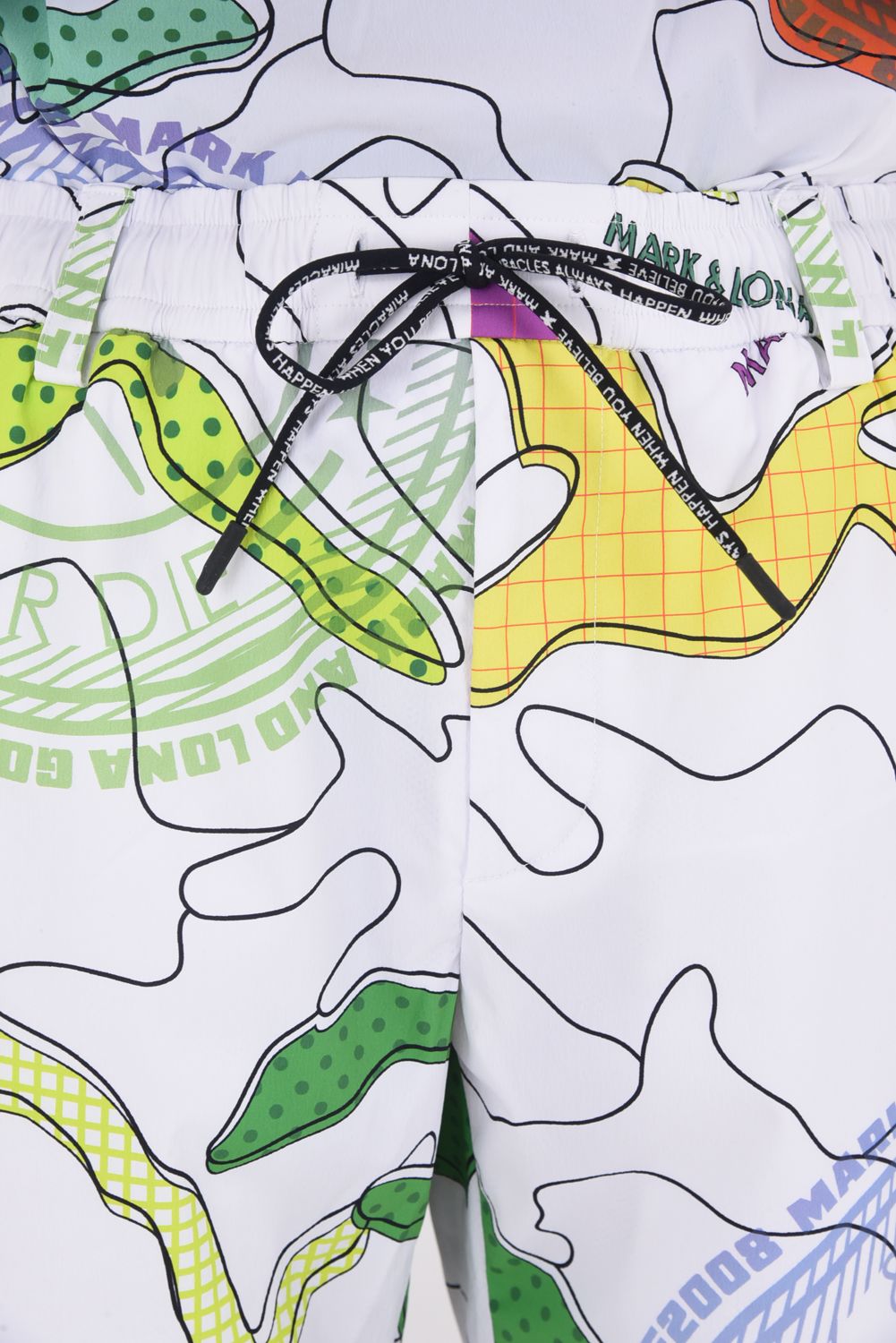 【26SS】 AXON CAMO PERFORMANCE SHORTS / 軽量ナイロンタフタ カモフラージュプリント ショートパンツ (ホワイト)