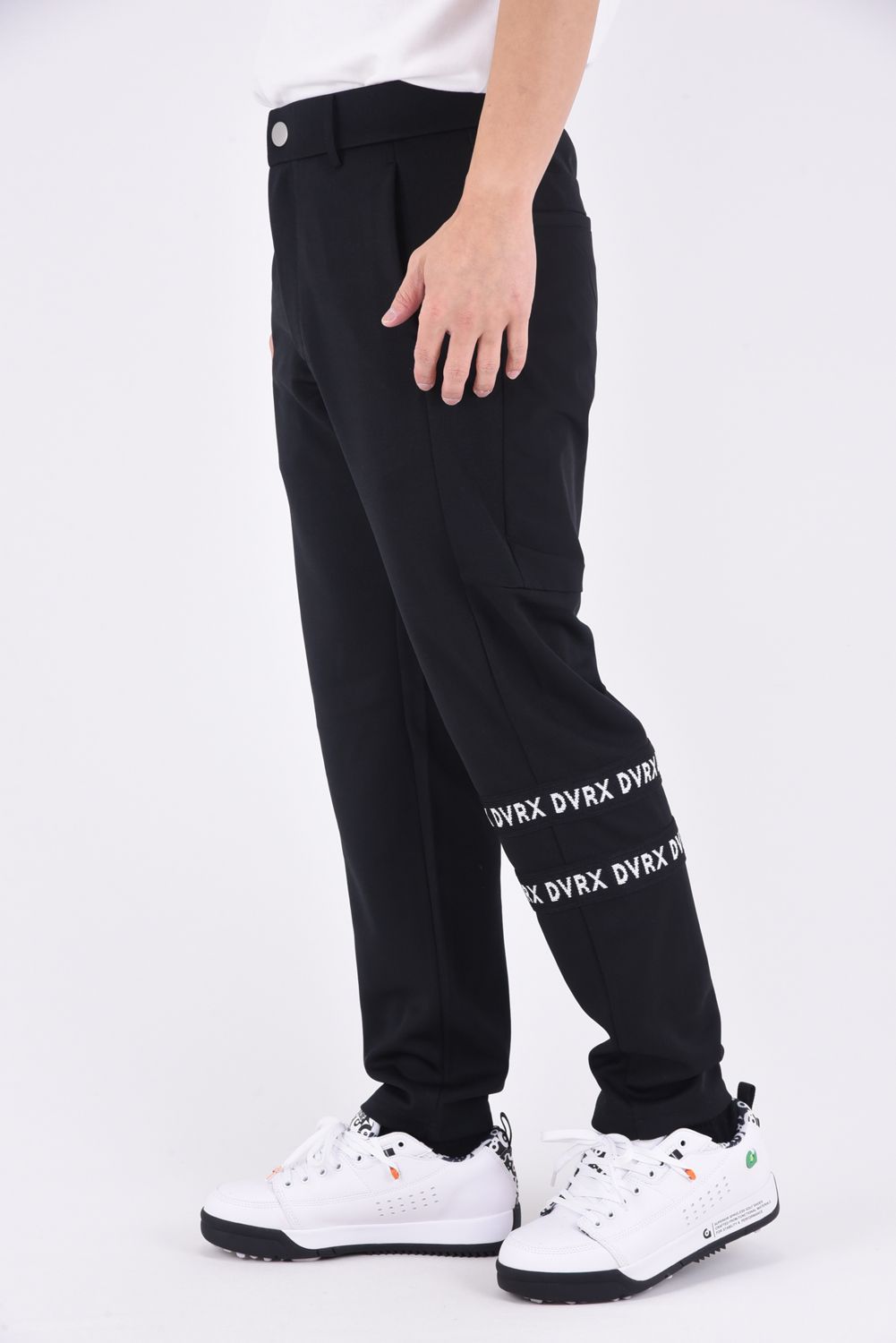 【期間限定ポイント10倍】【25SS】 FOR THE GREATER GOOD BK BOTTOM / ロゴバンド ロングパンツ (ブラック)