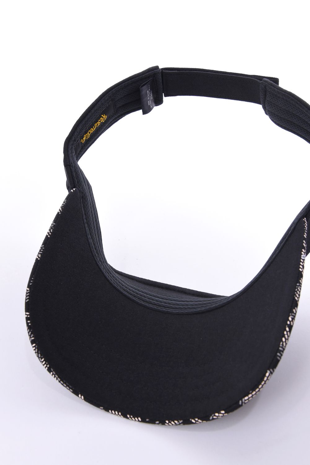 【26AW】 GM BRIM VISOR LANATEC / ブランドロゴ刺繍 オリジナルテキスタイル サンバイザー （ブラック)