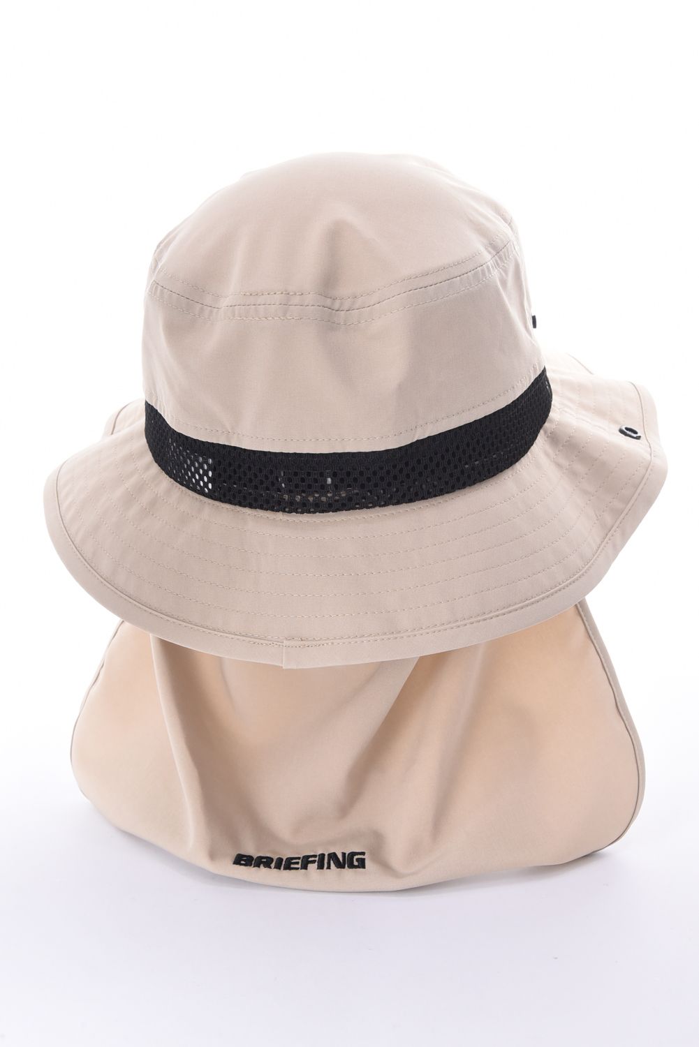 【26SS】 MEN'S COOLCORE SUNGUARD MESH HAT / サンガード付き メッシュバケットハット (ベージュ)
