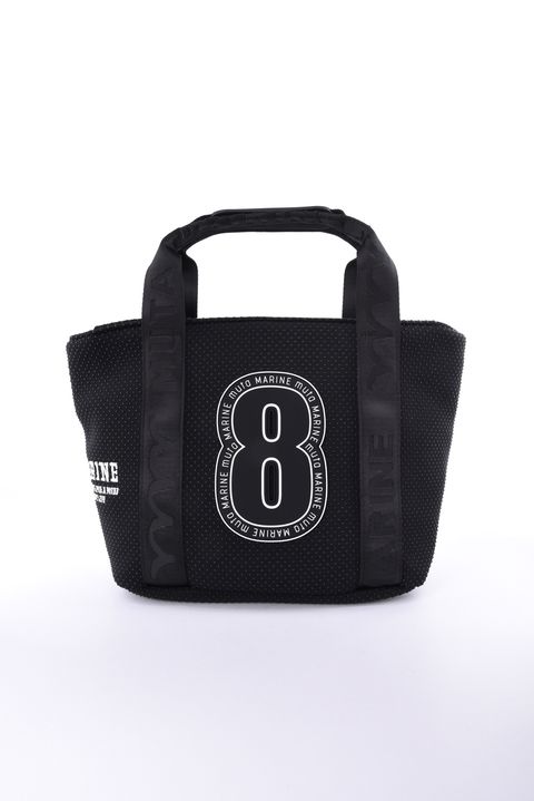 【26AW】 NEOPRENE TOTE BAG (8 LOGO) / ネオプレーン 8ロゴ トートバッグ (ブラック)