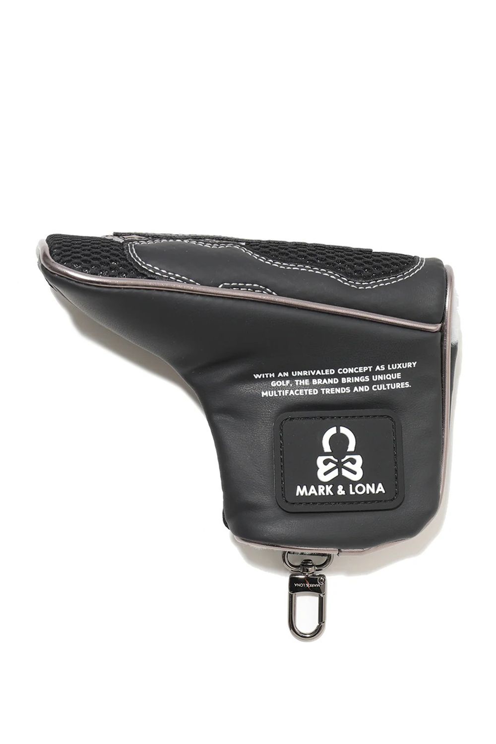 【26SS】 NITRO CAMO PANELED PING HEADCOVER / メッシュ生地 パッチワーク ピンタイプ パターカバー (ブラック)