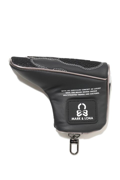 【26SS】 NITRO CAMO PANELED PING HEADCOVER / メッシュ生地 パッチワーク ピンタイプ パターカバー (ブラック)