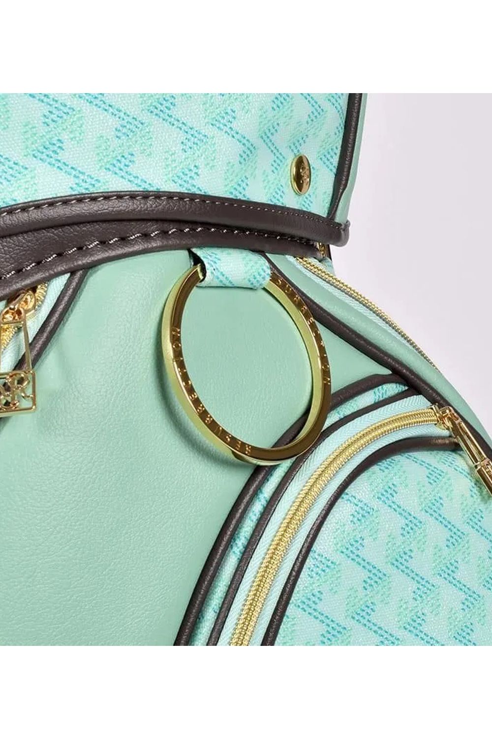 【銀行振込・代金引換不可】【返品・交換不可】  ORIOLA No.4 / ブランドオリジナルテキスタイル カートタイプ キャディバッグ （アブサン）*