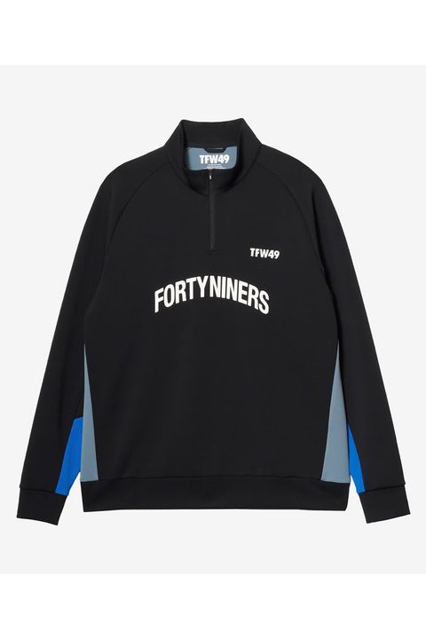 MOCK NECK HALF ZIP / ハーフジップ モックネック (ブラック)