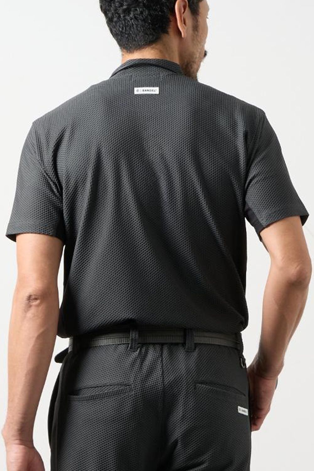 【26SS】 DRY WAFFLE SWITCH MOCK / ドライワッフルスウィッチモックネック (チャコールグレー)