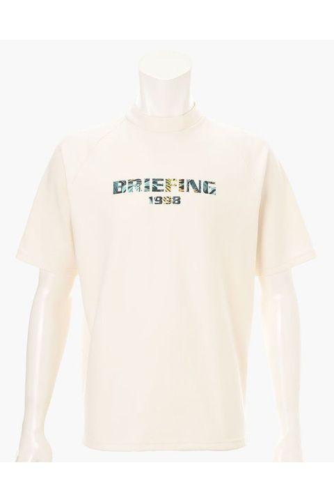【26SS】 CR MS BOTANICAL LOGO HIGHNECK RF / ボタニカルロゴ モックネックTシャツ (アイボリー)