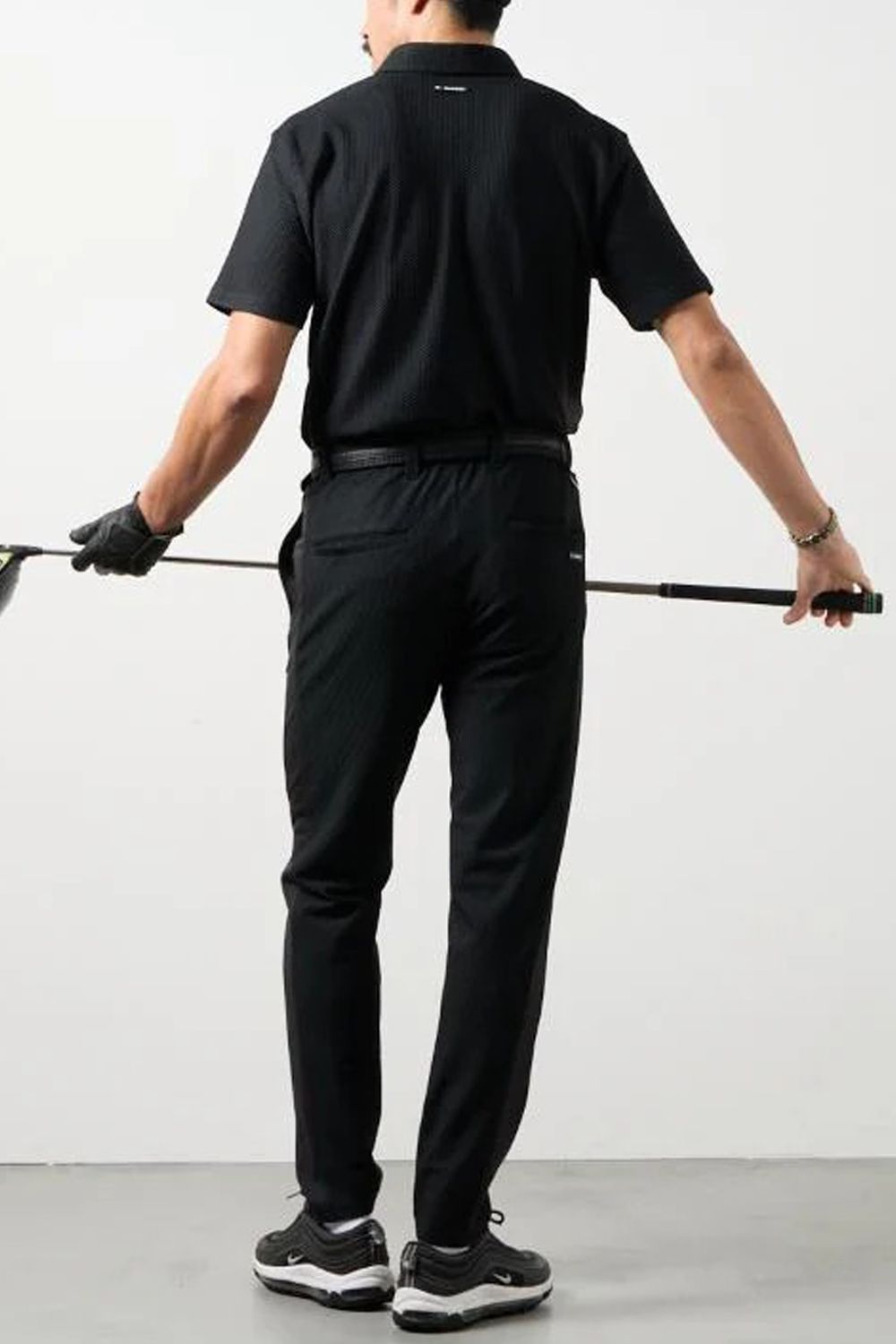【26SS】 DRY WAFFLE SWITCH POLO / ドライワッフルスウィッチポロシャツ (ブラック)