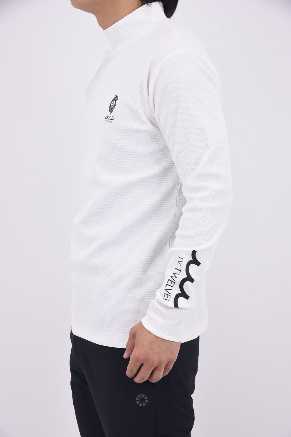 【25AW】 MU12 MOCK / ムータマリン ヴィトゥエルヴ コラボ モックネック Tシャツ (ホワイト)