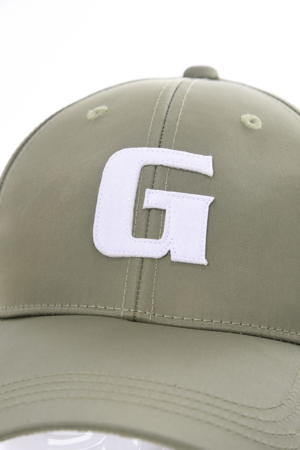 MS TWILL INITIAL CAP / イニシャル ワッペン キャップ オリーブ