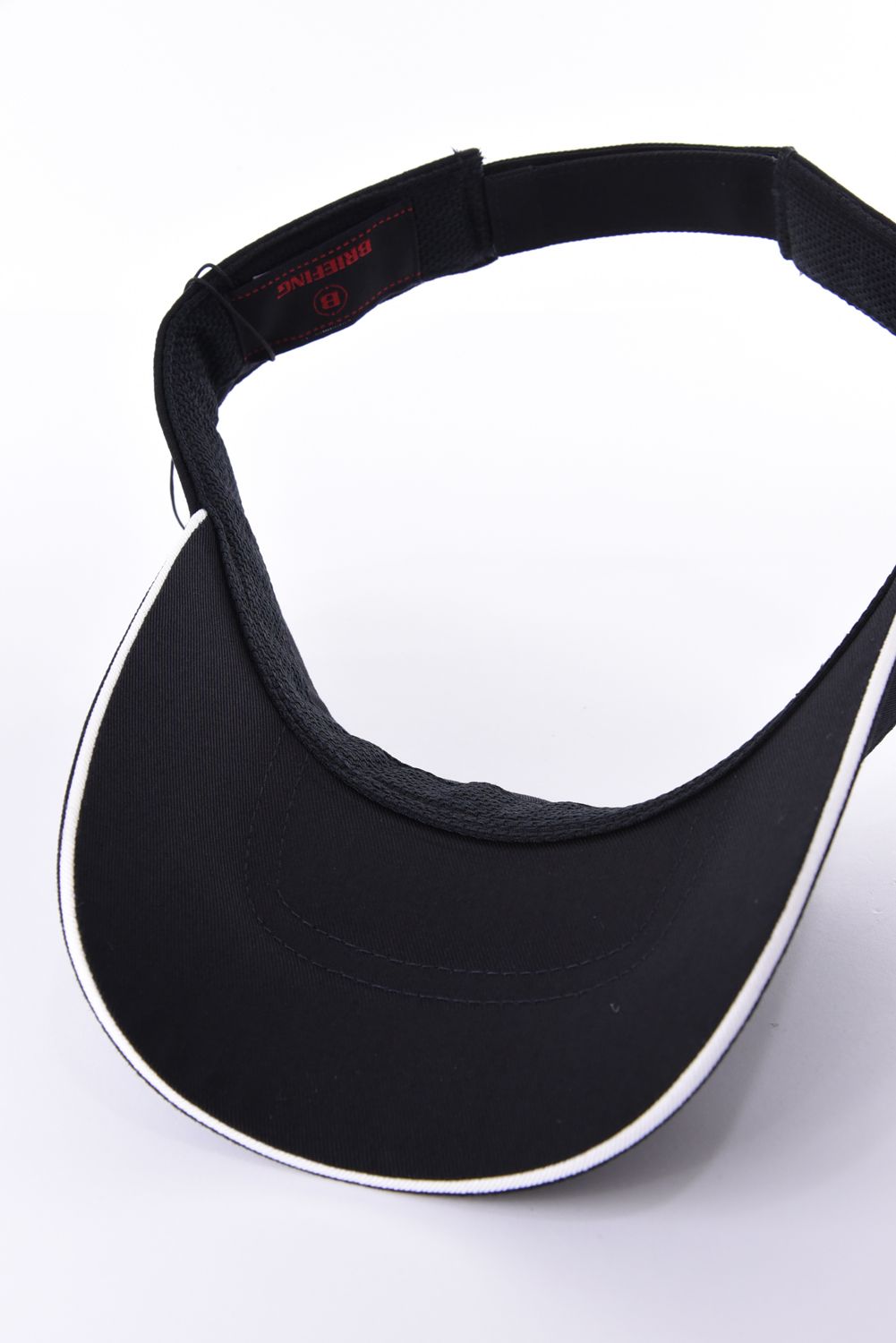 【26AW】 MEN’S COLLEGE LOGO VISOR / カレッジロゴ刺繍 サンバイザー (ブラック)