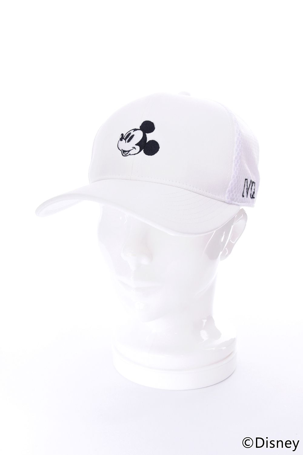 【26SS】 BIG FACE CAP / ディズニーコレクション メッシュキャップ (ホワイト)