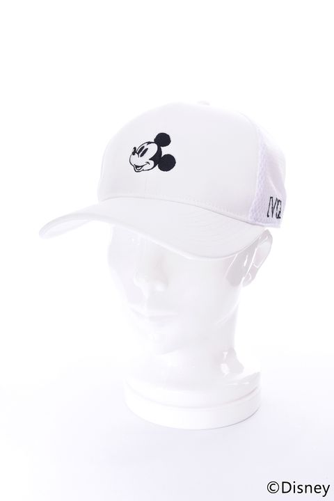 【26SS】 BIG FACE CAP / ディズニーコレクション メッシュキャップ (ホワイト)