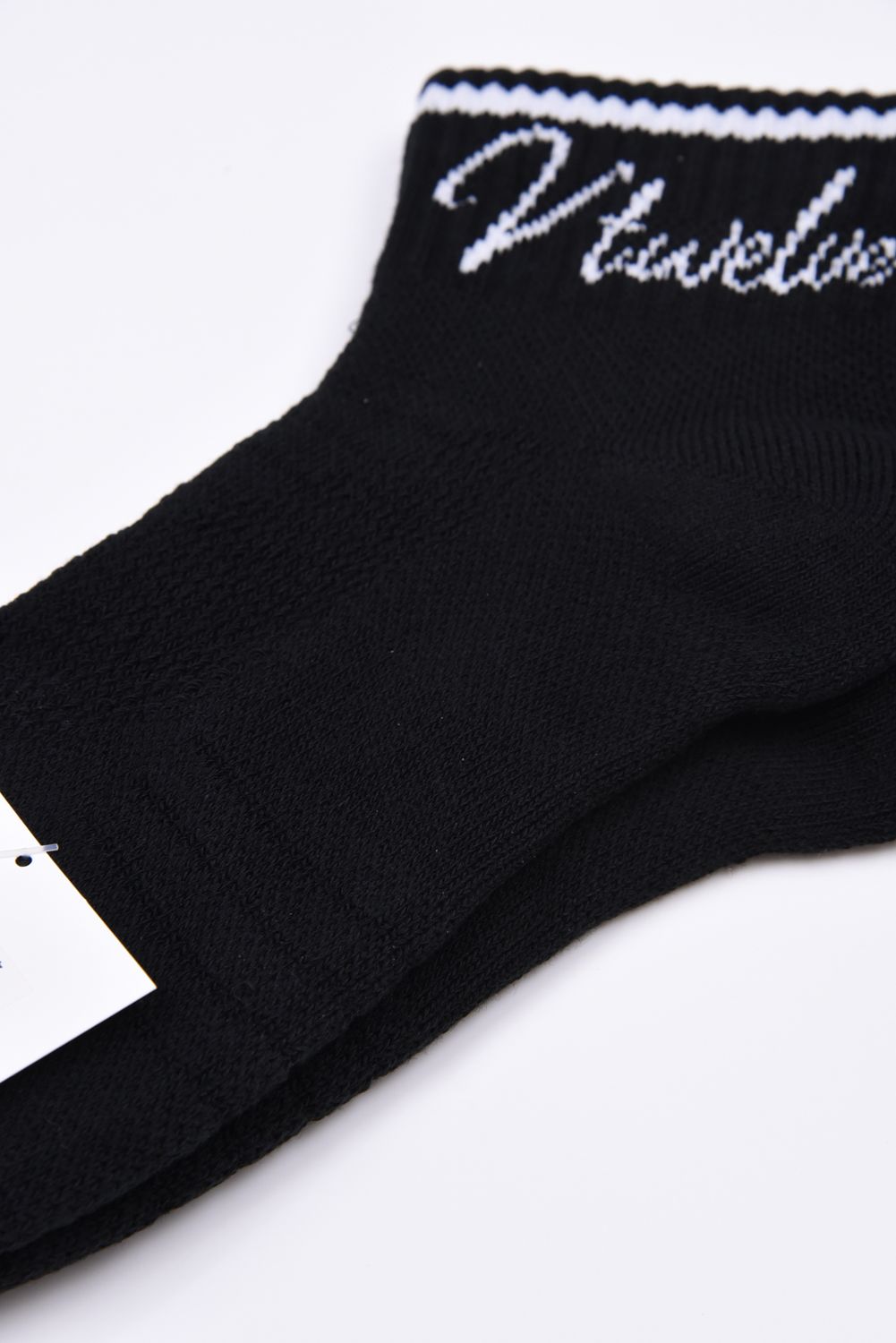 【26AW】【レディース】 HICKY SOCKS_WM / 筆記体ロゴ ソックス (ブラック)