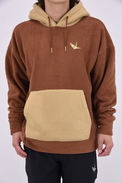 【26AW】 Fleece Hoodie / ツートーン フリースパーカー (ブラウン)