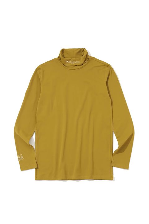 【26AW】 ELEMENT THERMAL TURTLENECK / ゴールドスカルプリント 起毛フリース タートルネックシャツ (オリーブ)