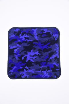 【プレゼント好適品】 CAMO HAND TOWEL / カモフラージュ柄 ハンドタオル (ネイビー)