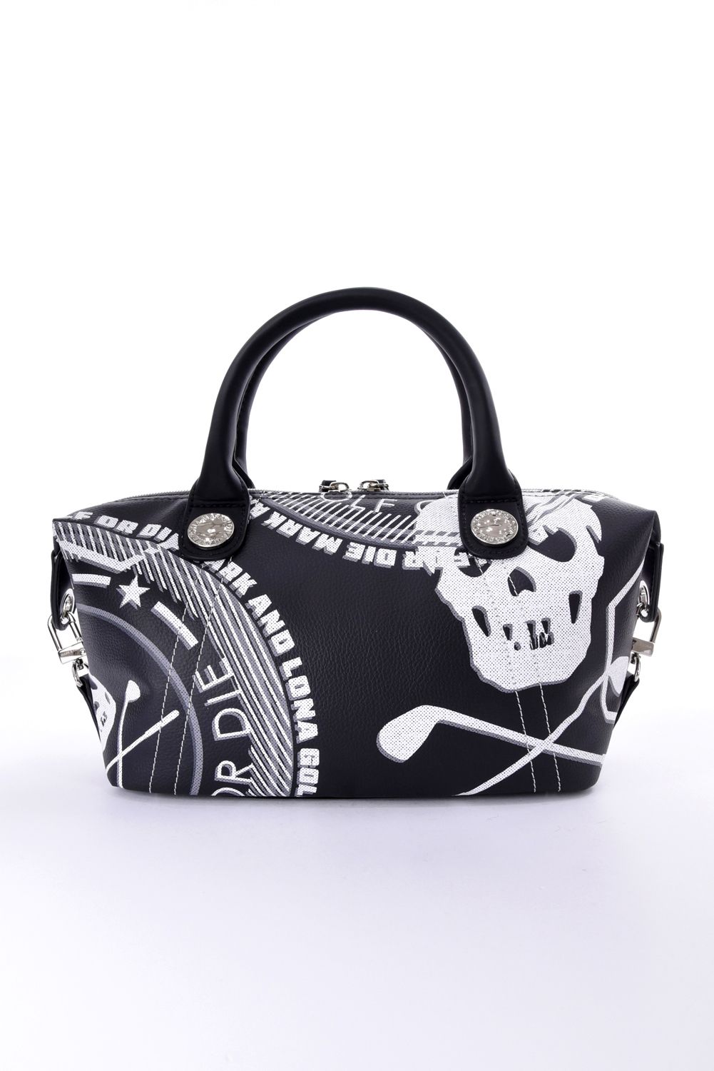 【2026AW 木村拓哉さん着用】 ATLAS CONVERTIBLE CART BAG / アイアンスカル シンセティックレザー 2WAYカートバッグ (ブラック)