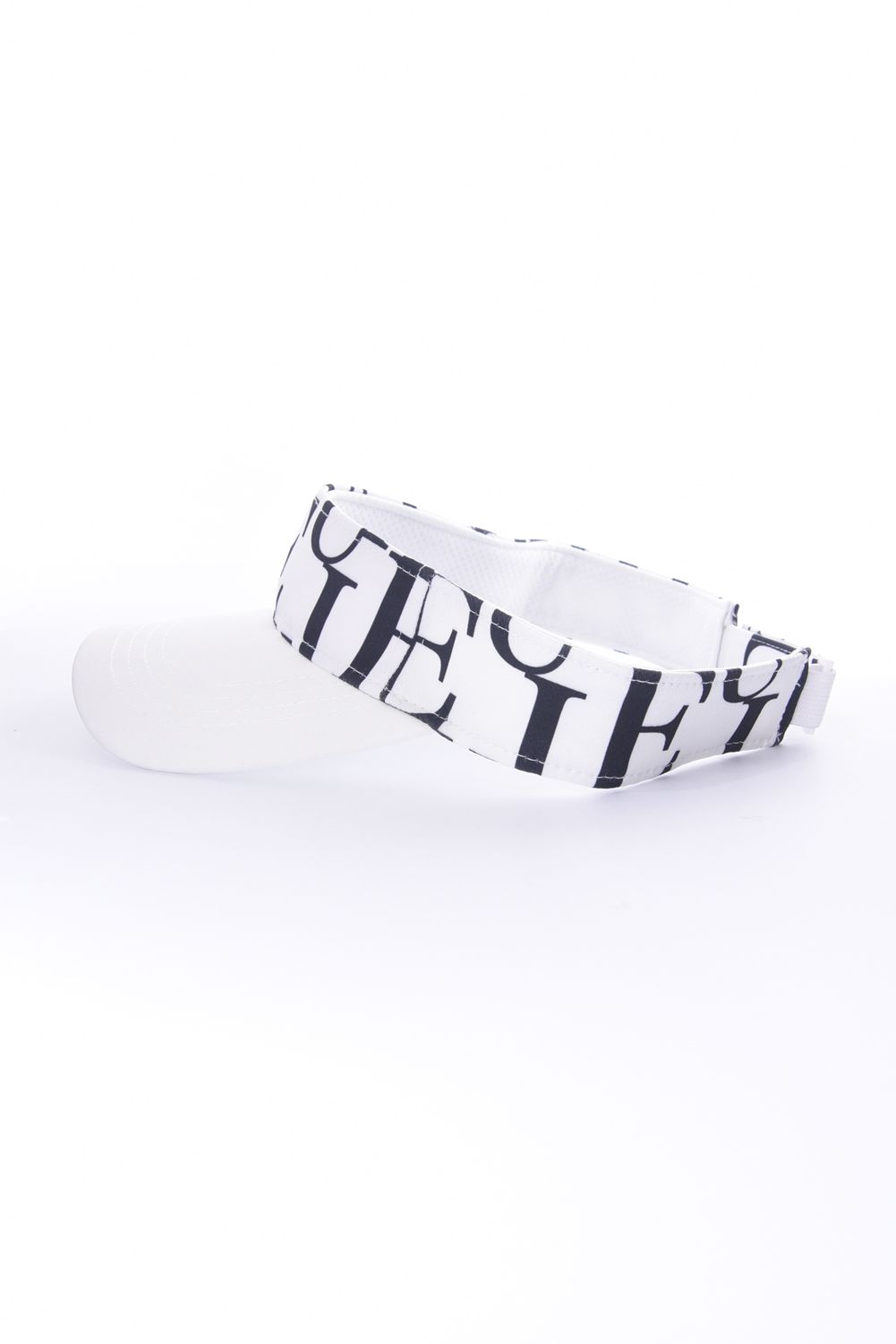 LOGO PATTERN SUN VISOR / オリジナルロゴ サンバイザー ホワイト