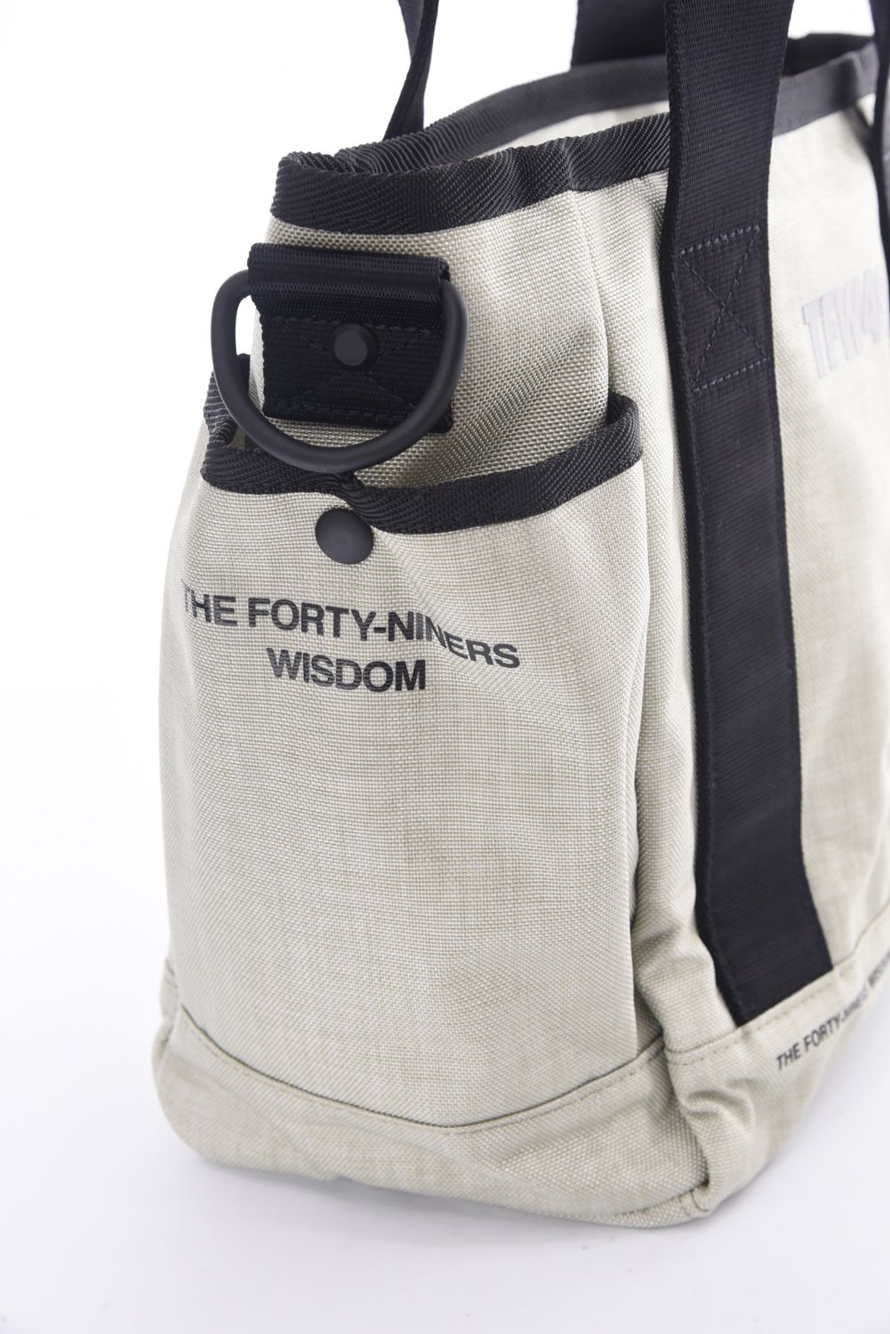 NYLON TOTE BAG SMALL / ナイロン トートバッグ スモール (ベージュ)