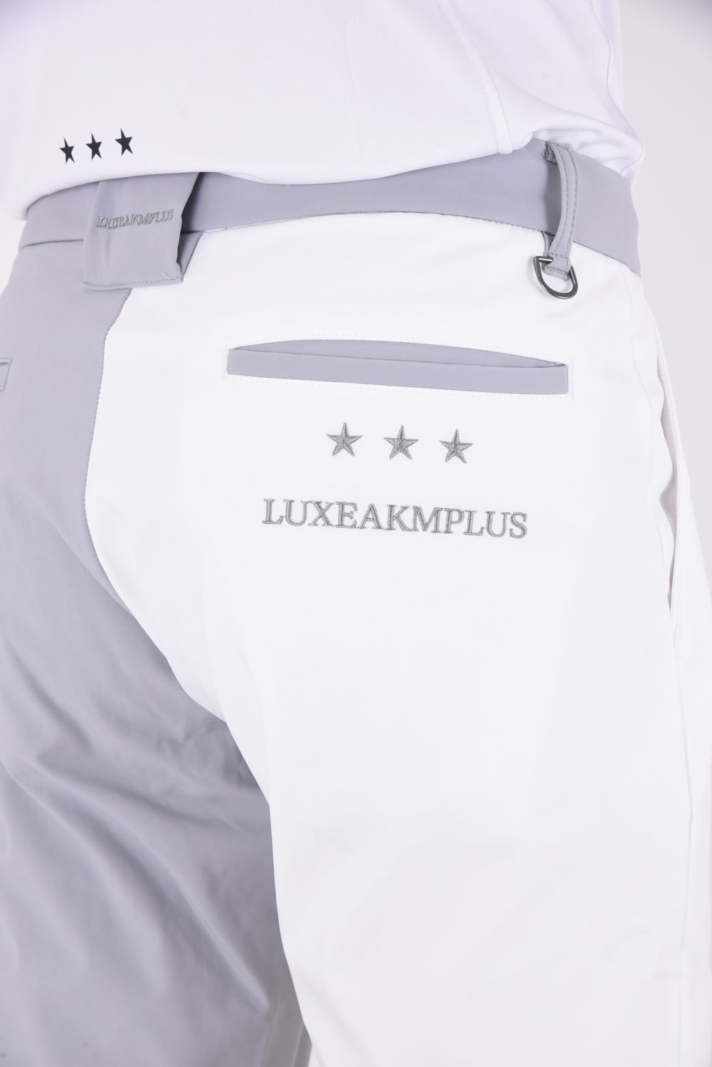 LUXEAKMPLUS - BICOLOR LONG PANTS / バイカラー仕様 ロングパンツ